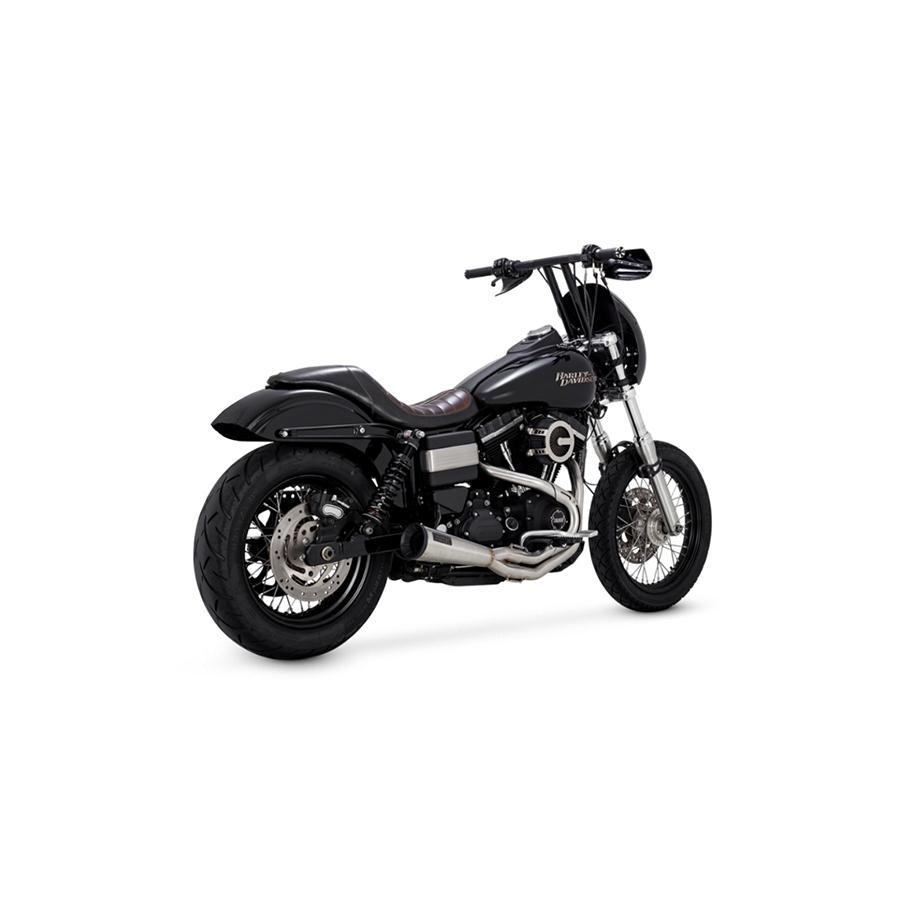 VANCE & HINES（バンス＆ハインズ) フルエキゾーストマフラー Stainless 2-1 Upsweep ステンレス2-1 アップスウィープ マフラー DYNA 91-09 27635 | 