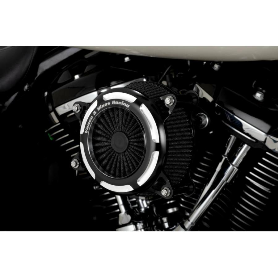 VANCE＆HINES(バンスアンドハインズ) VO2 エアインテイク ONYX ブラックコントラスト トライクファミリー 41119 | VANCE＆HINES | 01