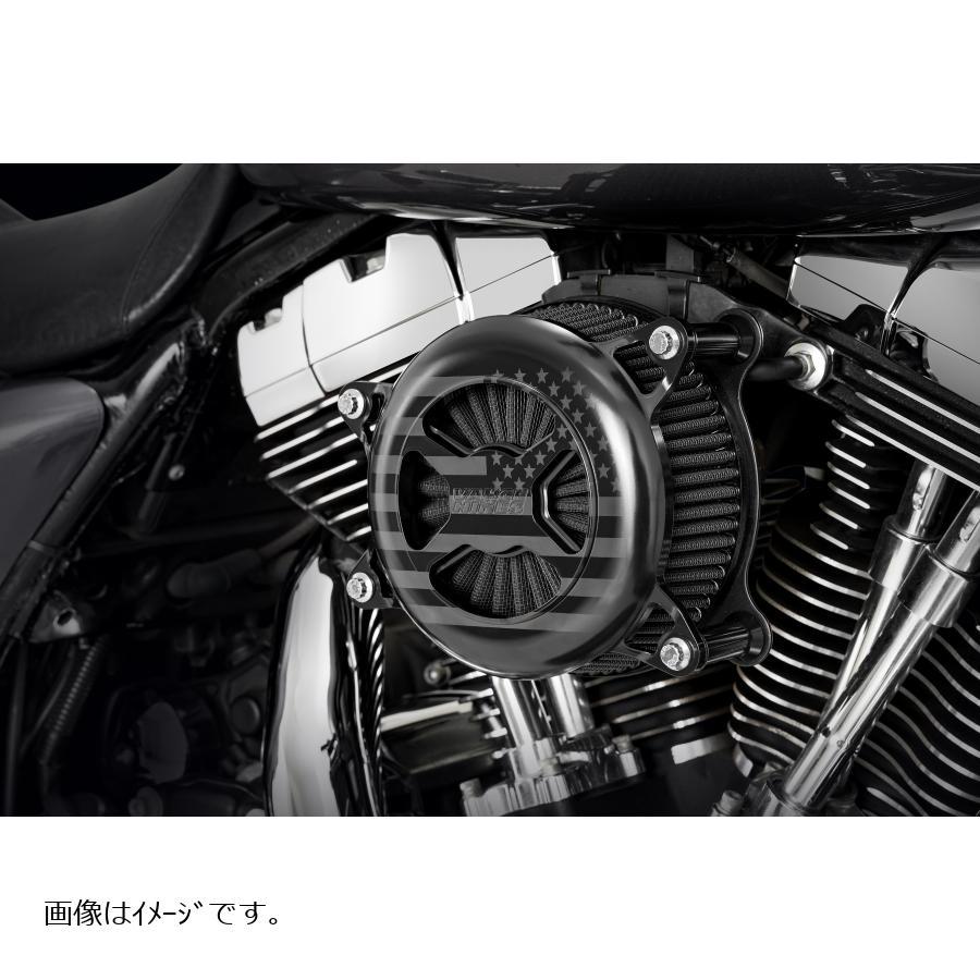 VANCE & HINES（バンス＆ハインズ） VO2 エアインテイク America アメリカ ブラック TWIN CAM(ケーブル2本引き）99-17(FXDLS除く） 42341FG | VANCE＆HINES | 01