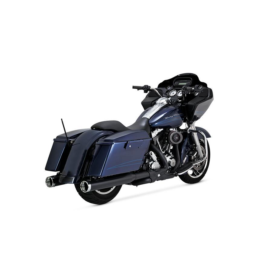 VANCE & HINES（バンス＆ハインズ) フルエキゾーストマフラー PowerDuals PCX パワーデュアルズ ヘッドパイプ ブラック マフラー TOURING/TRIKE 46332 | 