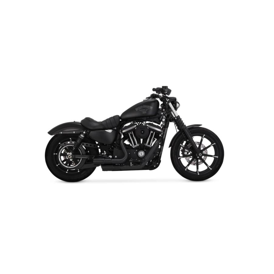 VANCE & HINES（バンス＆ハインズ） Mini-Granades 2-2 ミニグレネード ブラック マフラー SPORTSTER 46884 | VANCE＆HINES | 01