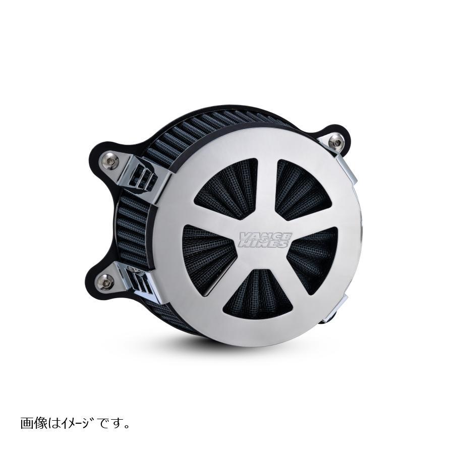 VANCE & HINES（バンス＆ハインズ） VO2 エアインテイク Radiant V レイディエントファイブ クローム TWIN CAM(ケーブル2本引き）99-17(FXDLS除く） 71466 | VANCE＆HINES