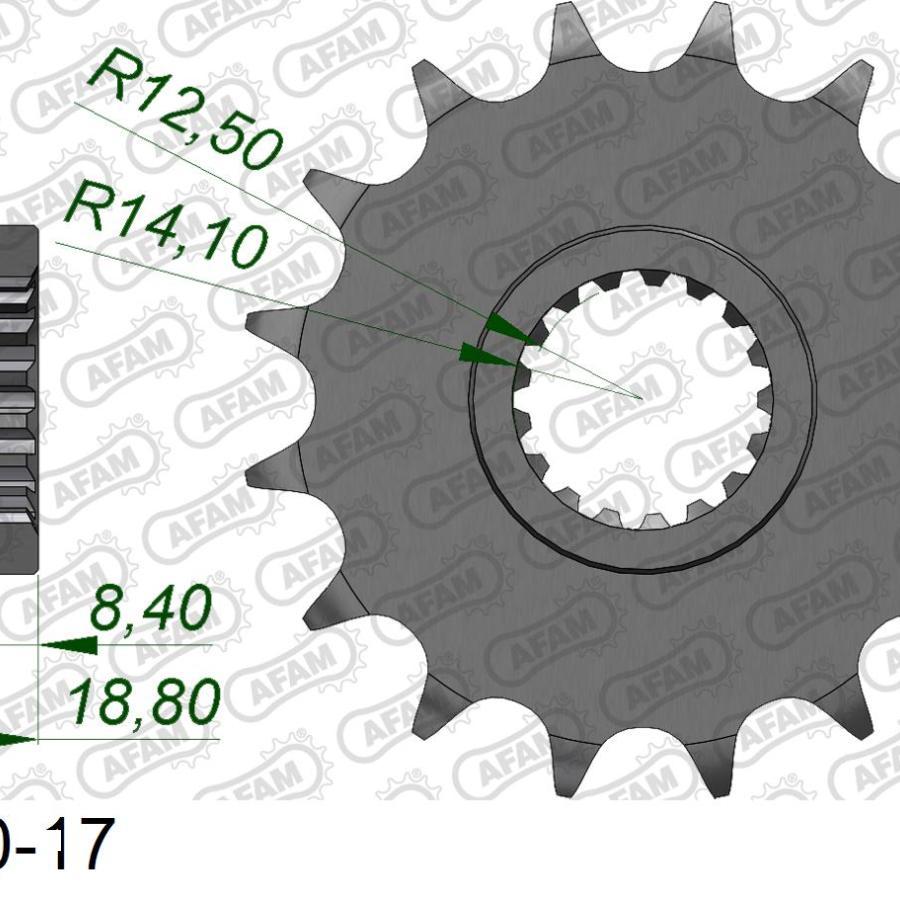 AFAM (アファム) フロントスプロケット 525-17 F800GS F700GS F650GS 166600-17 |  | 01