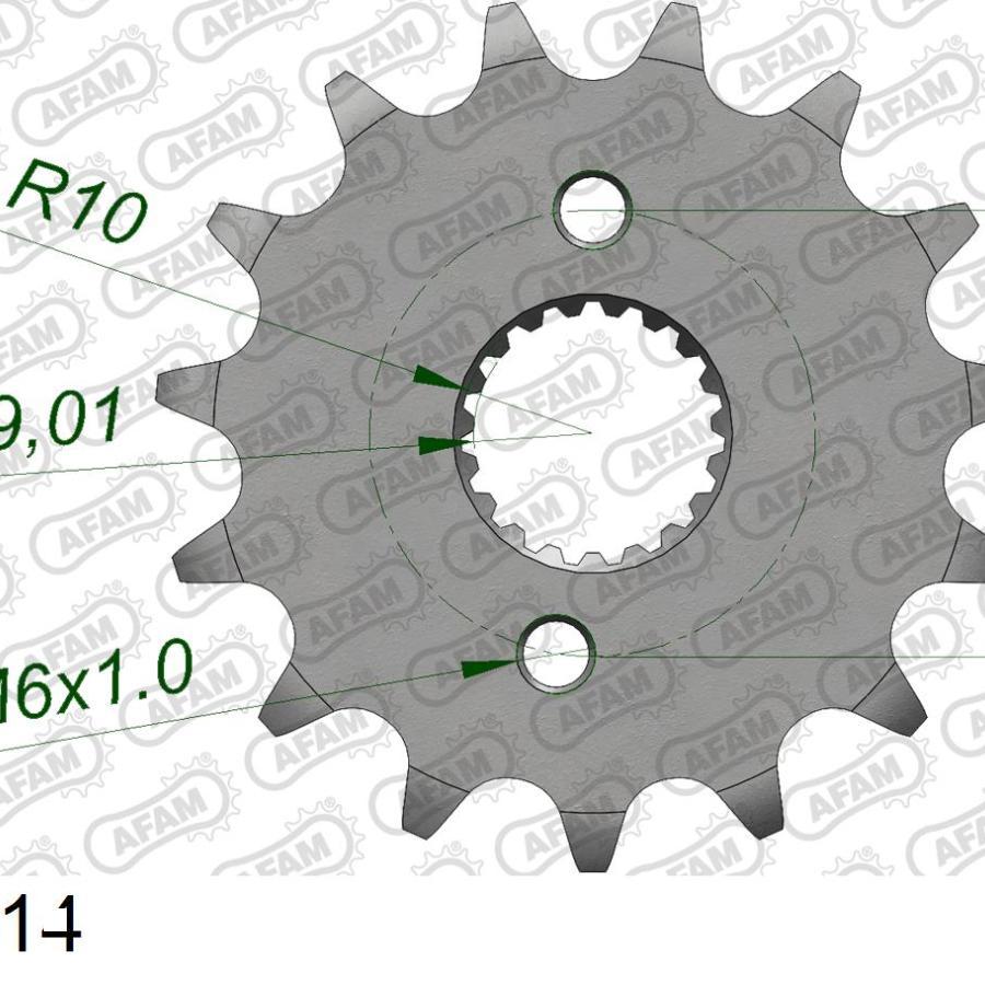 AFAM (アファム) Fスプロケット 420-14 CRF150R 7、8 07-08/CRF150R-B 7、8、9 07-09 20211-14 |  | 01