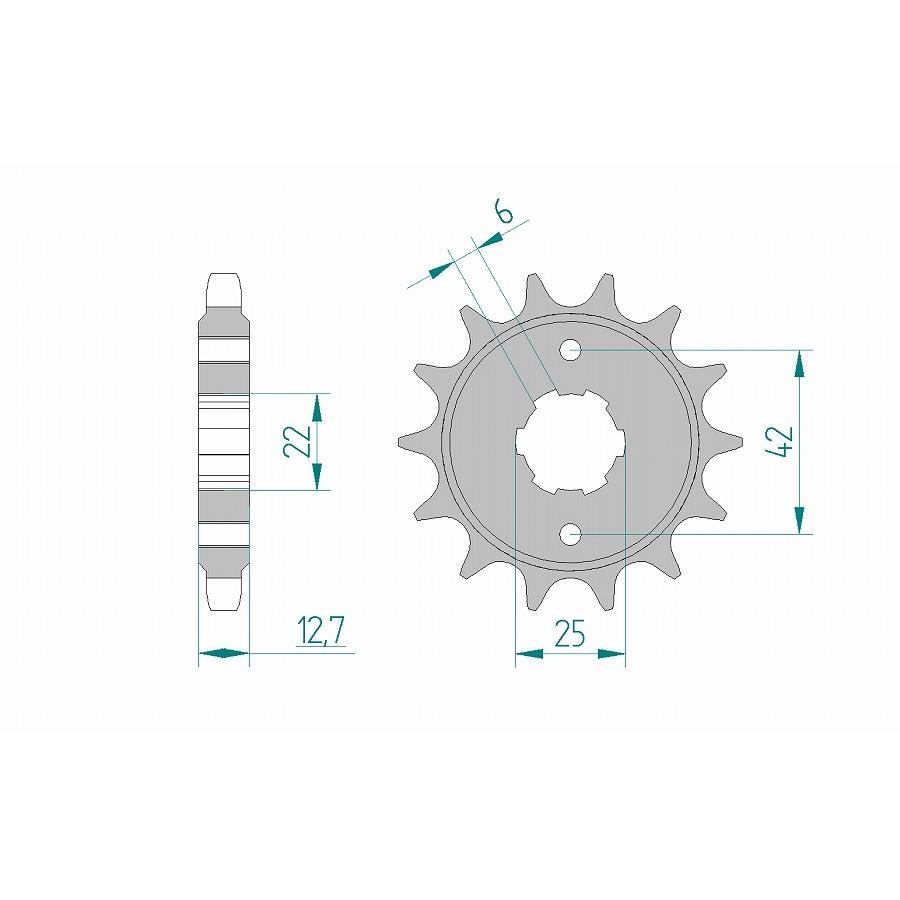 AFAM (アファム) フロントスプロケット 530-17 CB750AEARA/CB750FOUR(K0-K6) 20502-17 |  | 01