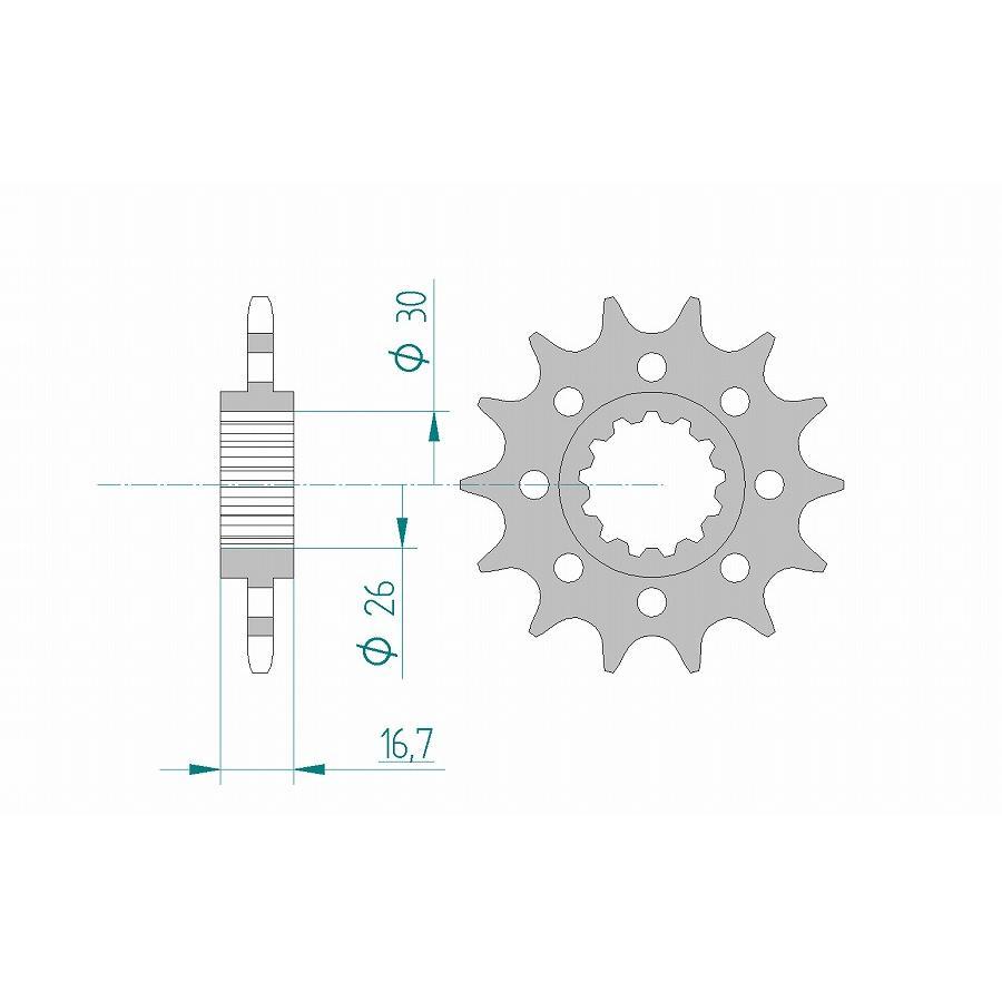AFAM (アファム) Fスプロケット 520-15 CBR600F4i/600F/600FS/600RR 520CONVERT 20613-15 |  | 01