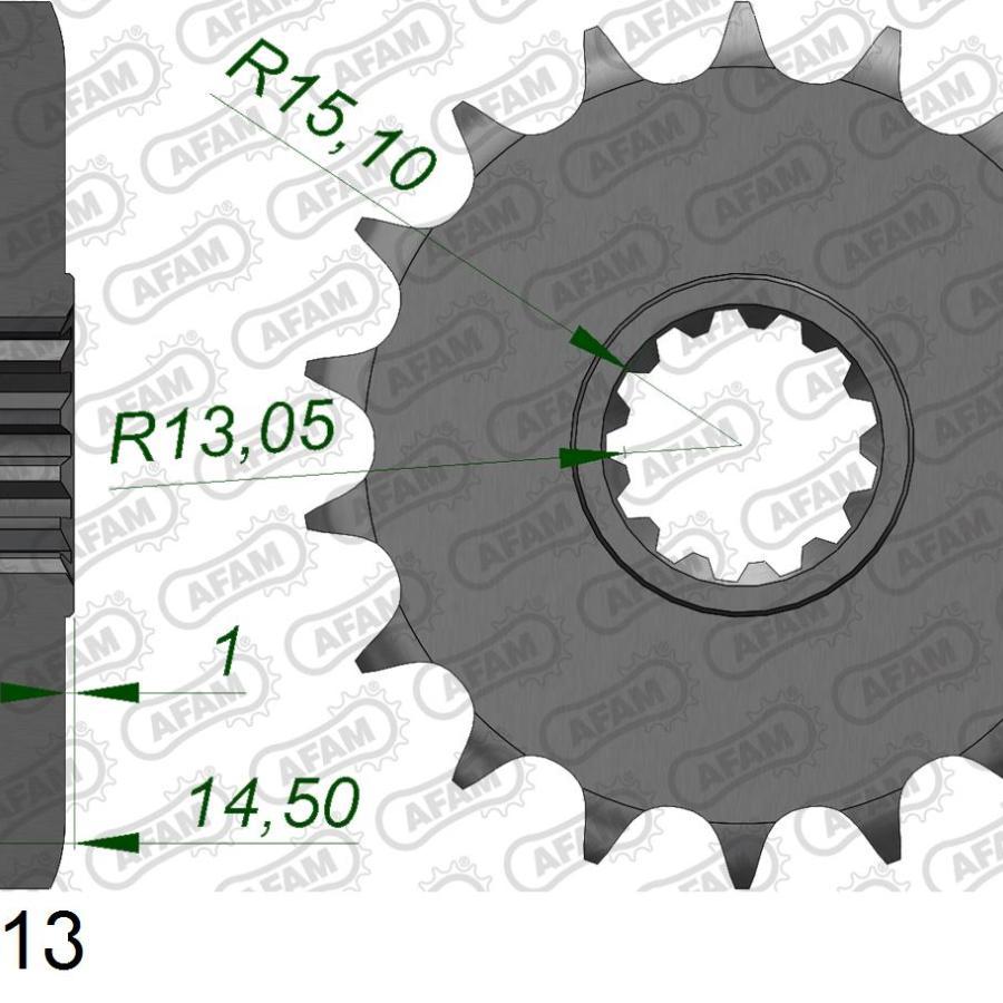 AFAM (アファム) Fスプロケット 530-18 CB1100 EX 14-20 20802-18 |  | 01