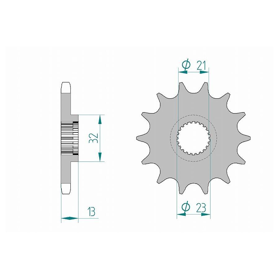 AFAM (アファム) フロントスプロケット 428-15 XT250X 21311-15 |  | 01