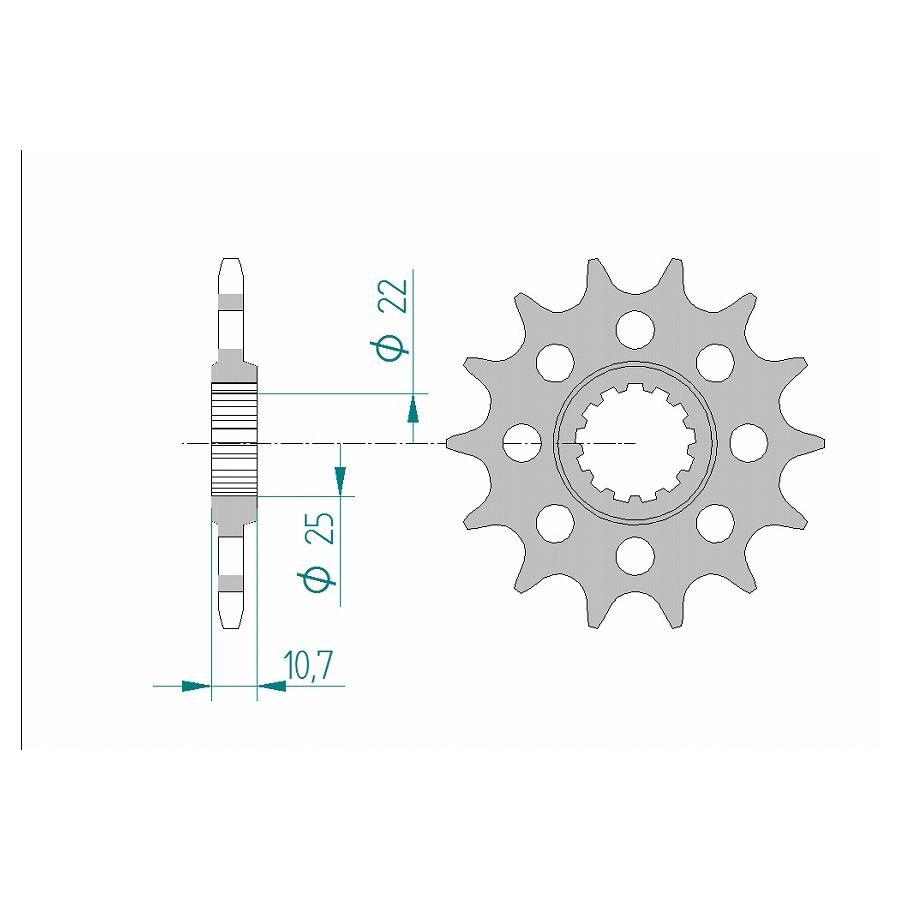 AFAM (アファム) フロントスプロケット 520-15 YZF-R6 520CONVERT 21511-15 |  | 01