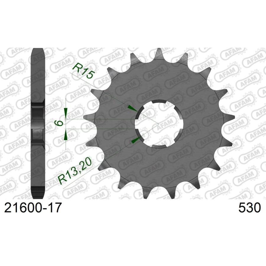 AFAM (アファム) フロントスプロケット 530-17 XJ650 XS650 75-81 21600-17 |  | 01
