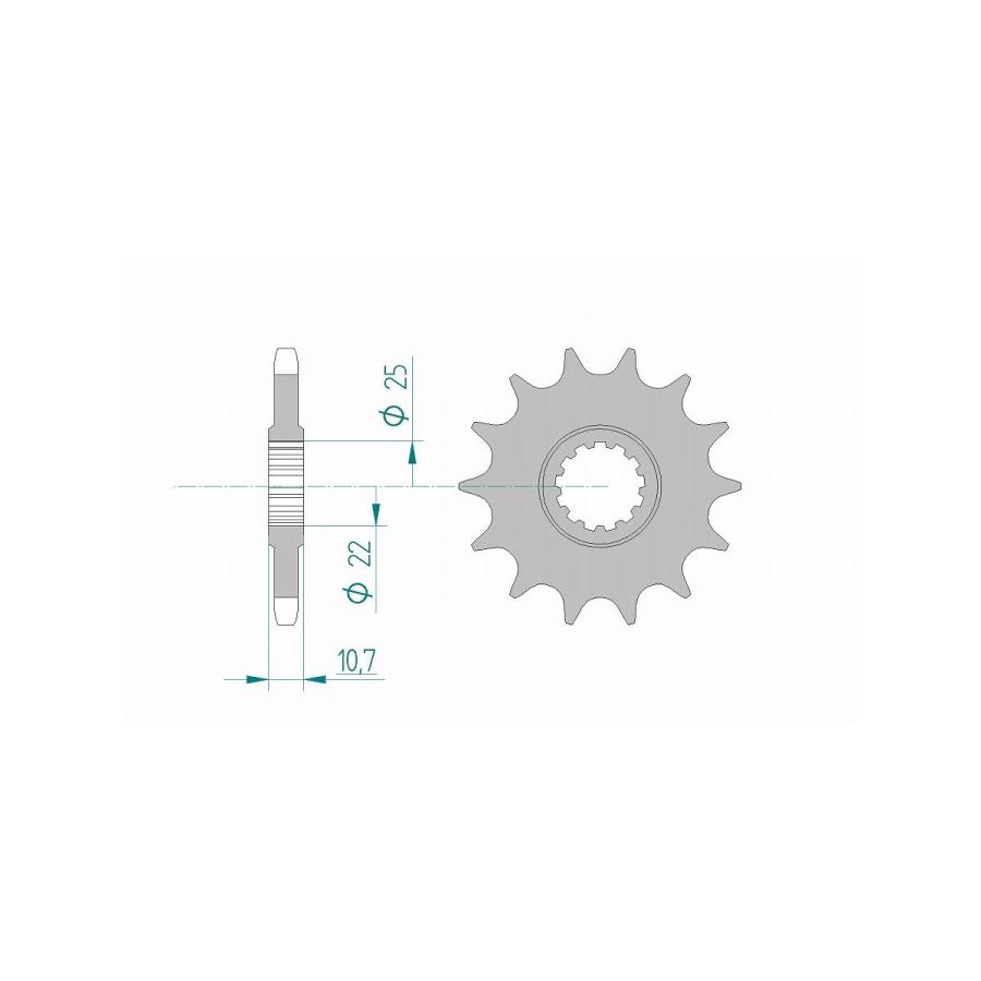 AFAM (アファム) フロントスプロケット 525-16 YZF-R6 21606-16 |  | 01