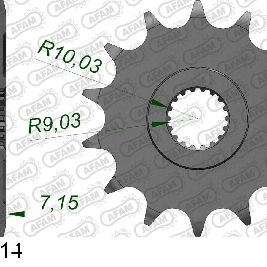 AFAM (アファム) フロントスプロケット 520-14 RM125 RM-Z250 22203-14 |  | 01