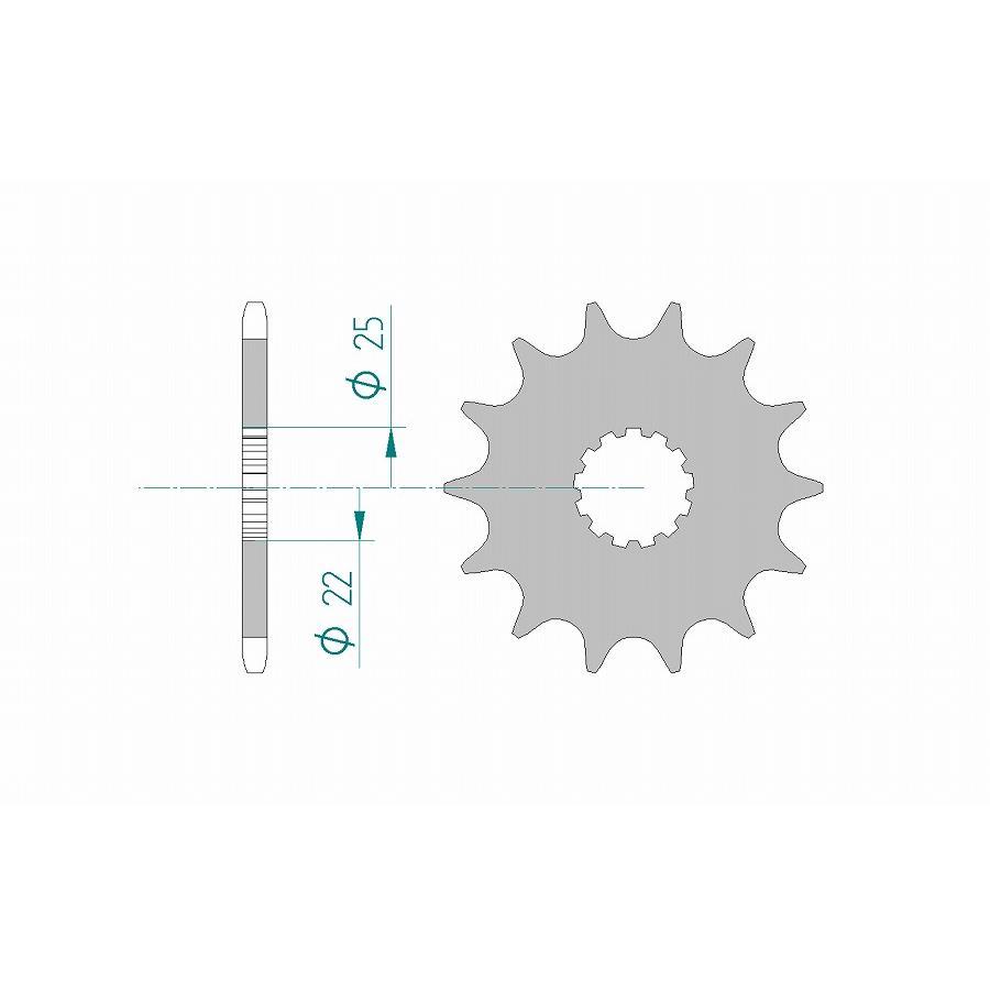 AFAM (アファム) フロントスプロケット 520-16 TZR250 RGV250＆gamma;/SP GS400E 91-93 27500-16 |  | 01