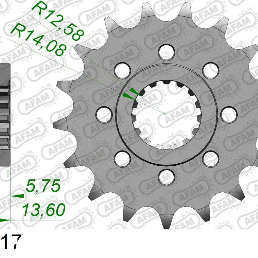 AFAM (アファム) Fスプロケット 520-17 APRILIA RS660 22 37500-17 |  | 01