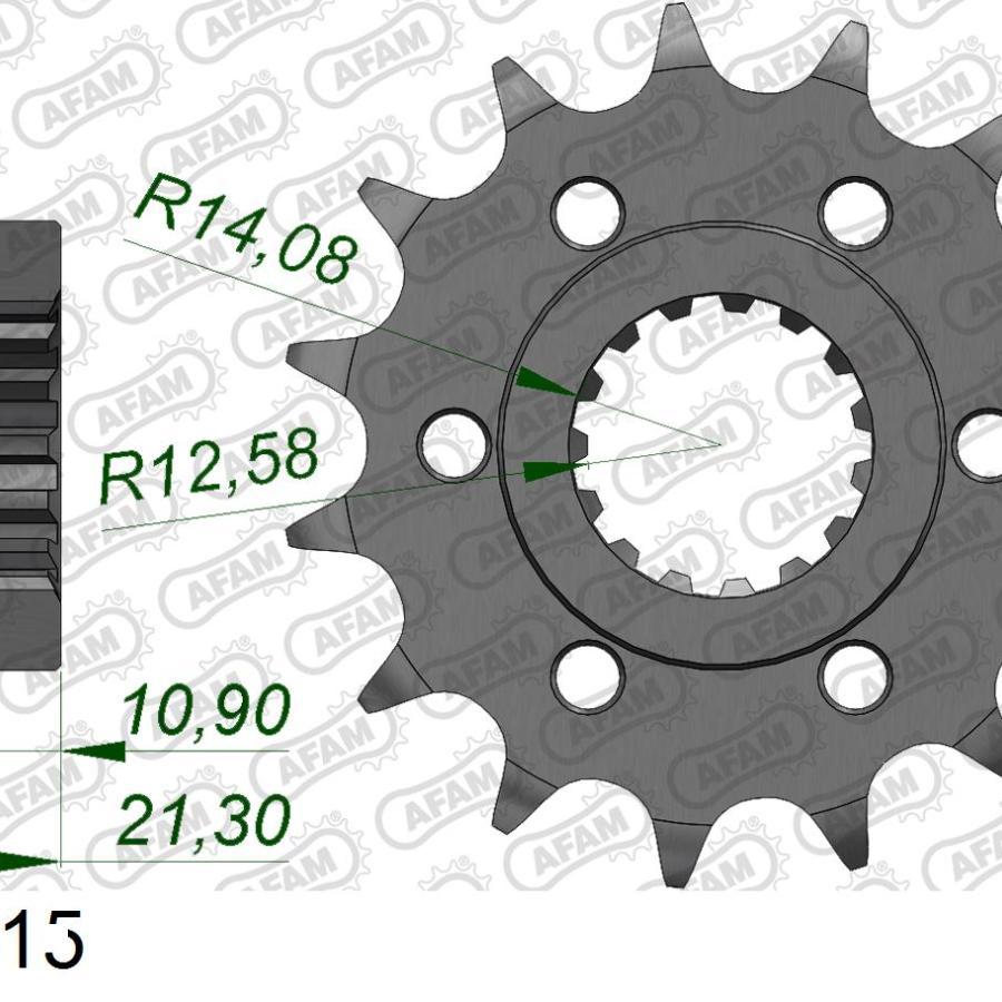 AFAM (アファム) フロントスプロケット 525-15 750 SHIVER 750 DORSODURO 37600-15 |  | 01