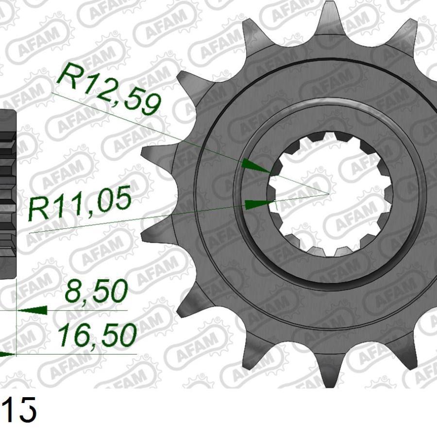 AFAM (アファム) フロントスプロケット 525-15 749 R / S 1000 MONSTER 1100 Streetfighters 52613-15 |  | 01