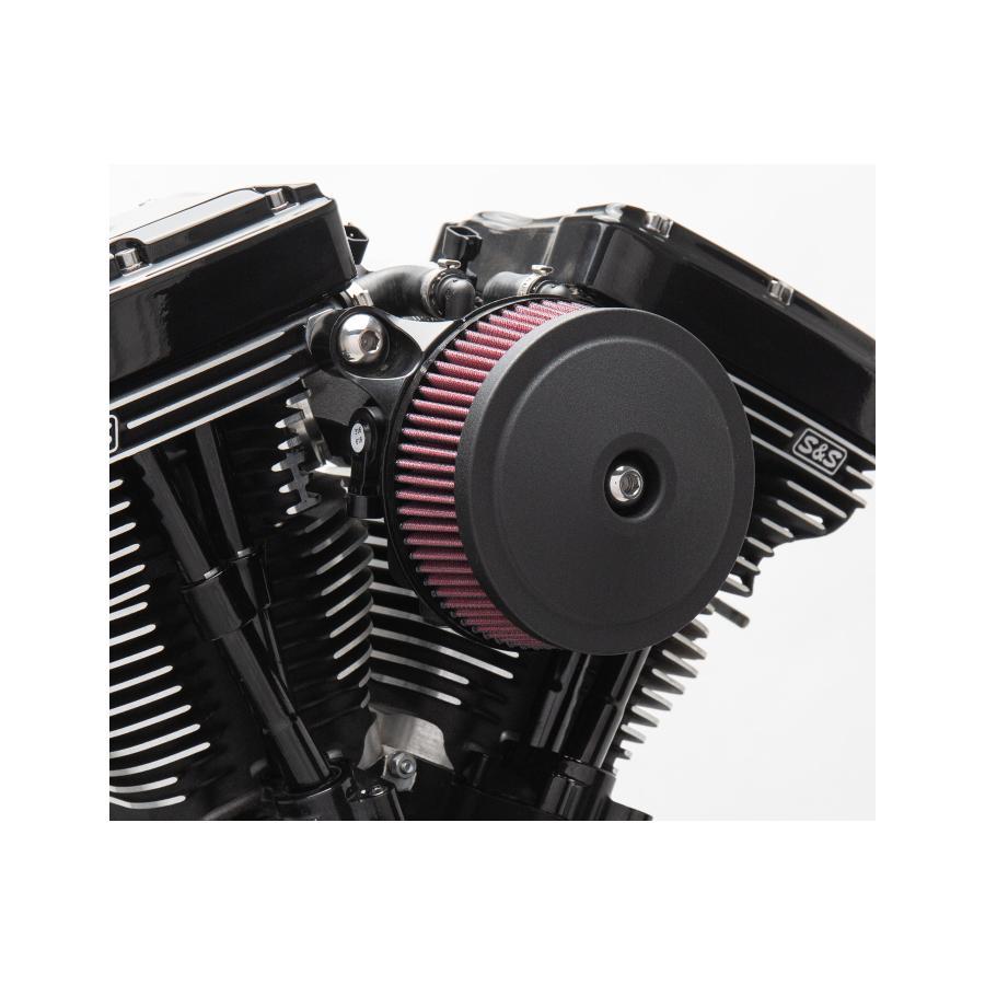 S&S (エスアンドエスサイクル) ステルス エアクリーナー ドームドボバー ブラック カバーのみ 170-0124 |  | 01