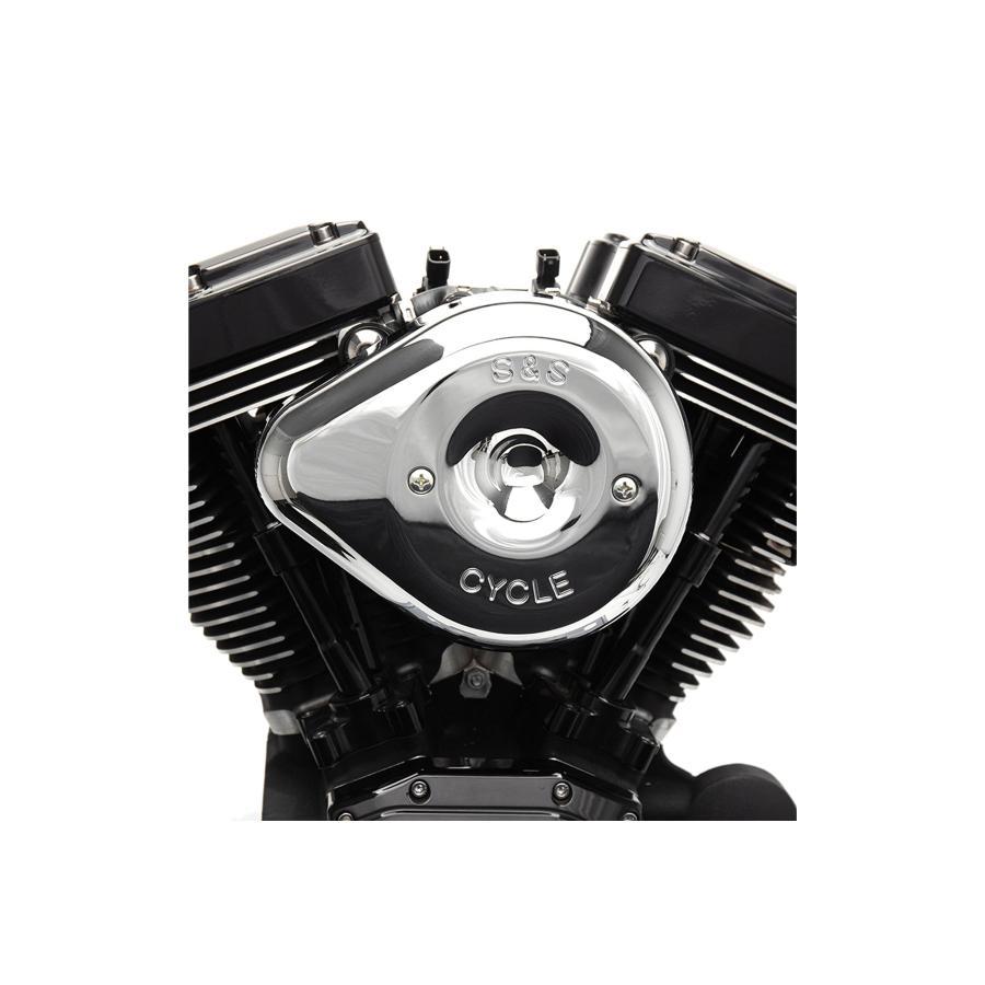 S&S (エスアンドエスサイクル) ステルス エアクリーナーキット ティアドロップ クローム スポーツスター 170-0526B |  | 02