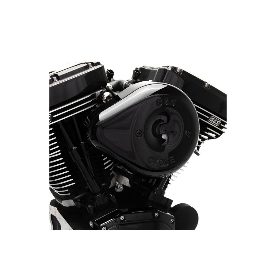 S&S (エスアンドエスサイクル) ステルス エアクリーナーキット ティアドロップ グロスブラック スポーツスター 170-0527B |  | 01