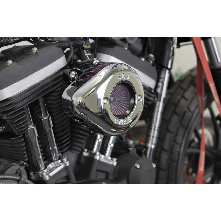 S&S (エスアンドエスサイクル) AirStinger エアスティンガーステルス エアクリーナーキット クローム スポーツスター 170-0725A |  | 01