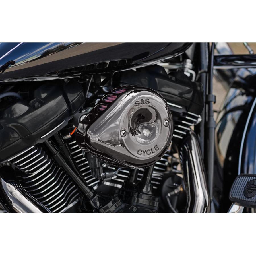 S&S (エスアンドエスサイクル) ステルス エアクリーナー ミニティアドロップ スモーキークローム Lava Chrome ステルス用カバーのみ 170-0780_1