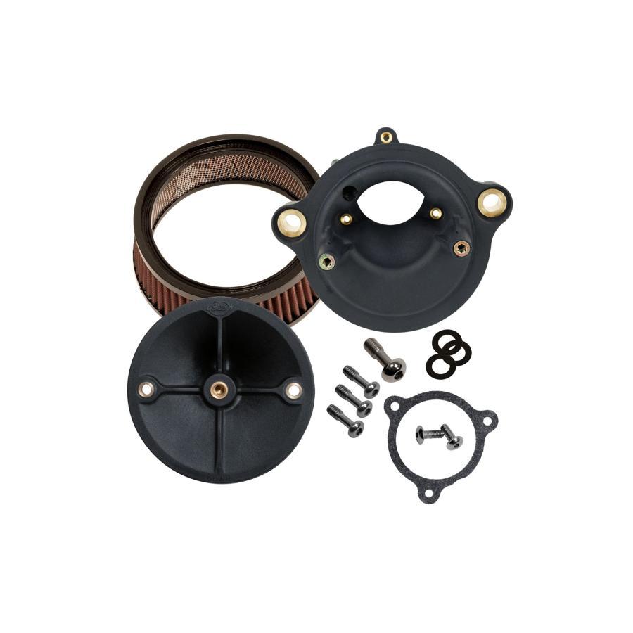 S&S (エスアンドエスサイクル) ステルス エアクリーナーキット カバーなし ミルウォーキーエイトVVT CVO 170-0803 | 