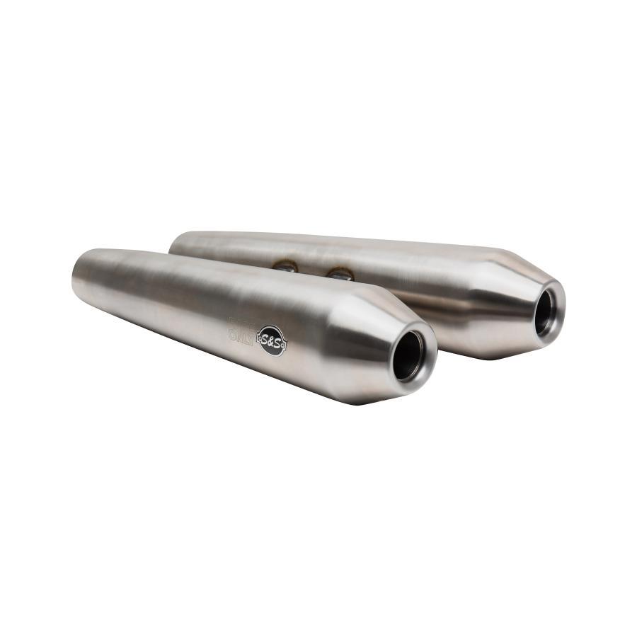 S&S (エスアンドエスサイクル) テーパードコーンスリップオンエキゾースト Royal Enfield 650 Twins 550-0770 | 