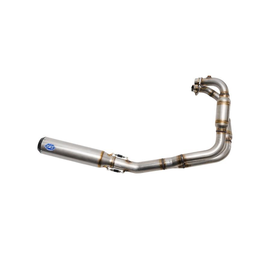 S&S (エスアンドエスサイクル) フルエキゾーストマフラー クオリファイアー 2-1 パフォーマンス エグゾーストシステム Royal Enfield 650 Twins 550-1029A | 