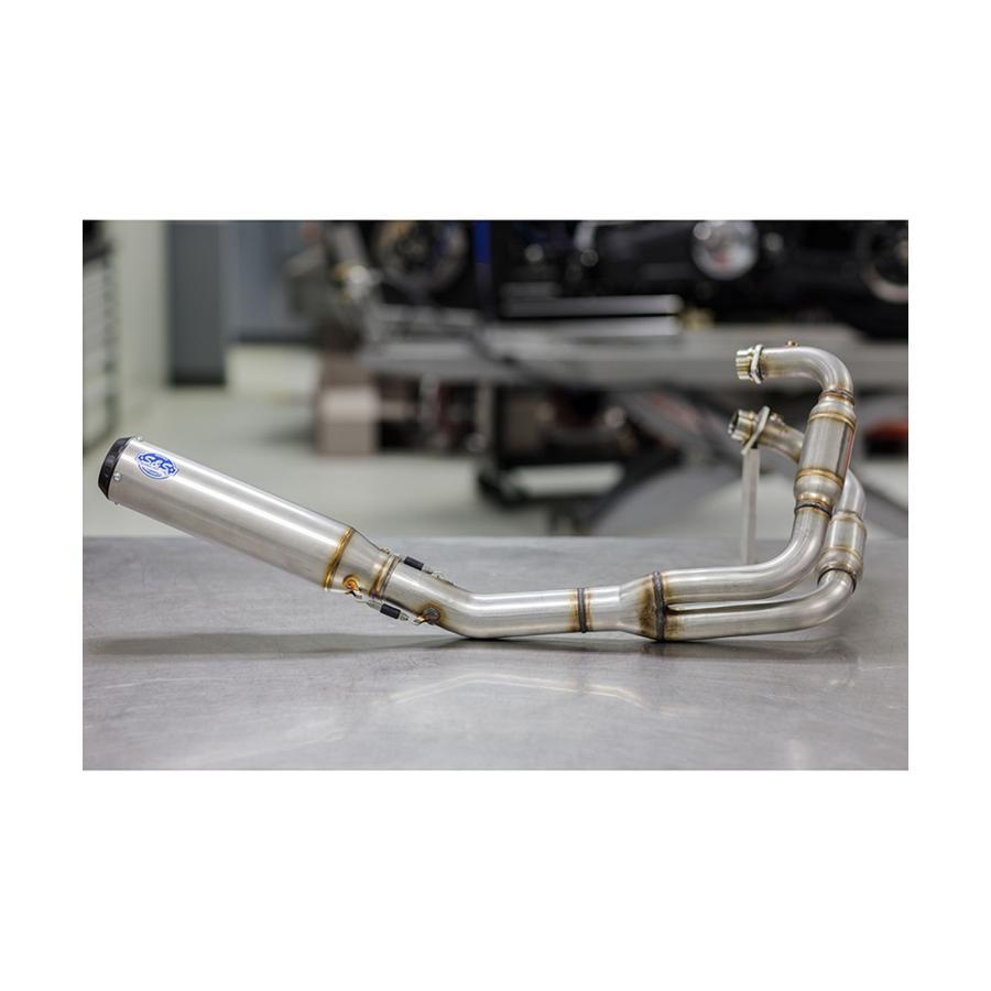 S&S (エスアンドエスサイクル) フルエキゾーストマフラー クオリファイアー 2-1 パフォーマンス エグゾーストシステム Royal Enfield 650 Twins 550-1029A |  | 02