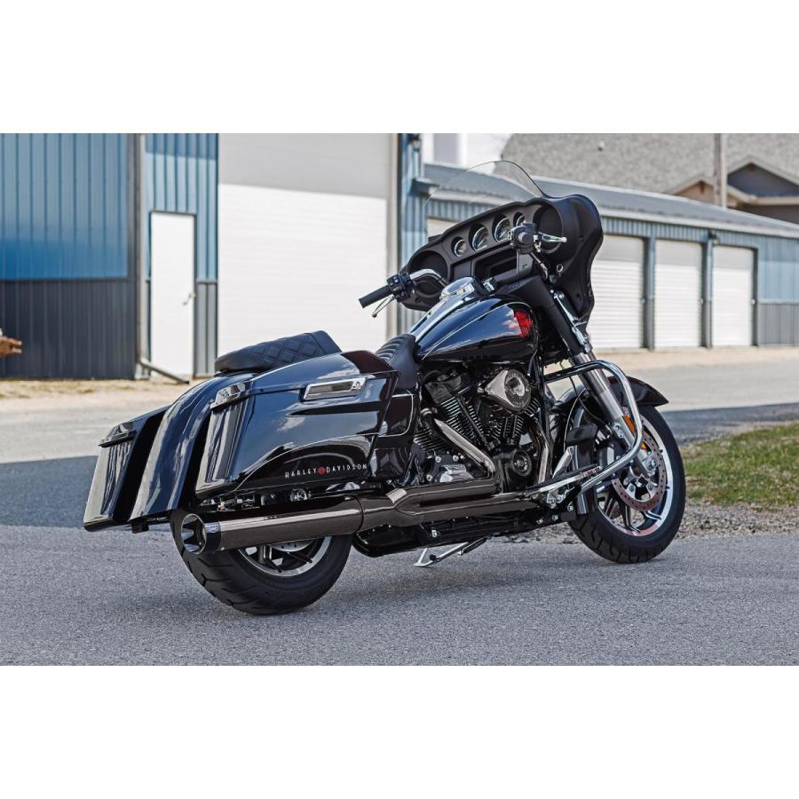 S&S (エスアンドエスサイクル) フルエキゾーストマフラー SIDEWINDER 2-1 スモーキークローム Lava Chrome M8 Touring 550-1087 |  | 03