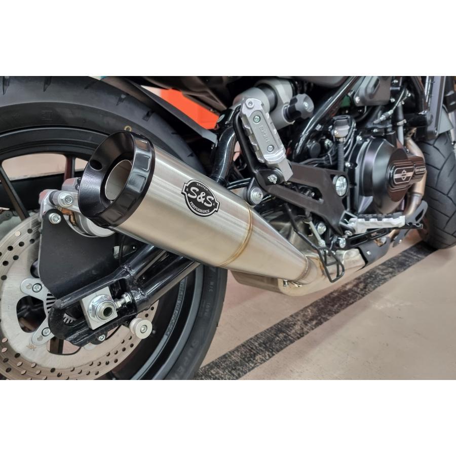 S&S (エスアンドエスサイクル) GRAND NATIONAL スリップオンマフラー Brashed stainless HD X500 24 550-1114 |  | 01