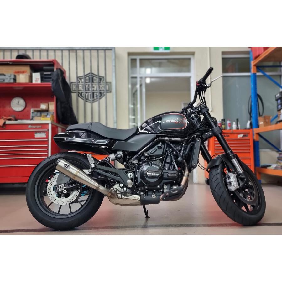 S&S (エスアンドエスサイクル) GRAND NATIONAL スリップオンマフラー Brashed stainless HD X500 24 550-1114 |  | 02