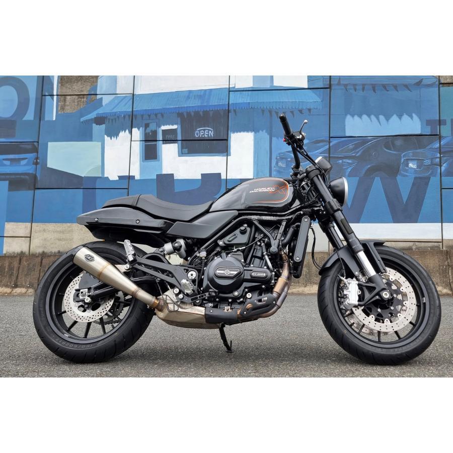 S&S (エスアンドエスサイクル) GRAND NATIONAL スリップオンマフラー Brashed stainless HD X500 24 550-1114 |  | 03