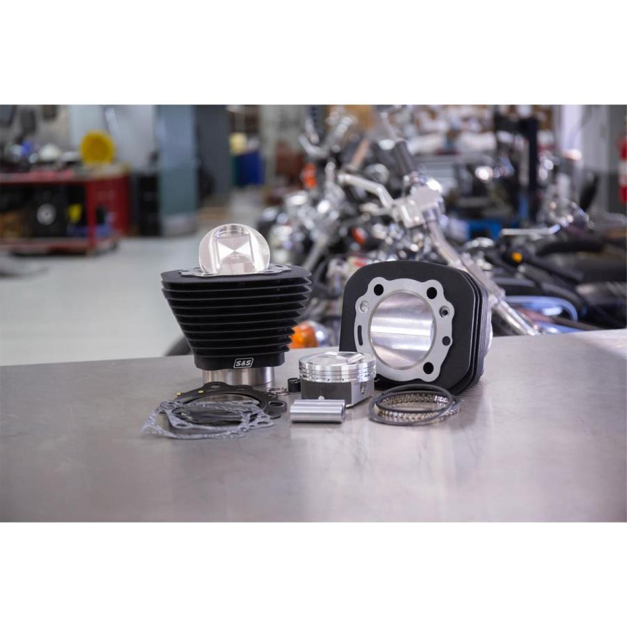 S&S (エスアンドエスサイクル) 1250cc コンバージョンキットW. ブラック Sportster 86-21 910-0692 |  | 01