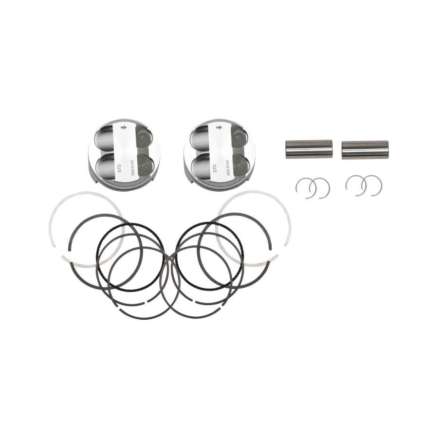 S&S (エスアンドエスサイクル) 11：1ハイコンプレッションピストンキット Royal Enfield 650 Twins 920-0143 | 