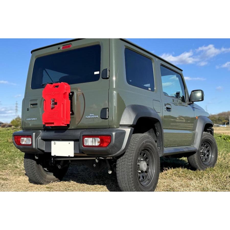 NEOPLOT (ネオプロト) 4リン スペアタイヤレスプレート RotopaX (ロトパックス) マウント 縞板 ジムニー(JB64W)/シエラ(JB74W)/ノマド(JC74W) NPRX-SDP1 | NEOPLOT | 04