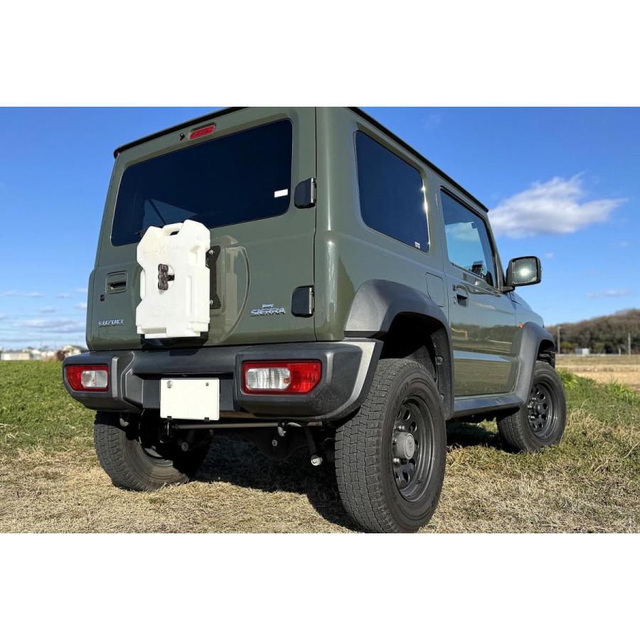 NEOPLOT (ネオプロト) 4リン スペアタイヤレスプレート RotopaX (ロトパックス) マウント 縞板 ジムニー(JB64W)/シエラ(JB74W)/ノマド(JC74W) NPRX-SDP1 | NEOPLOT | 05