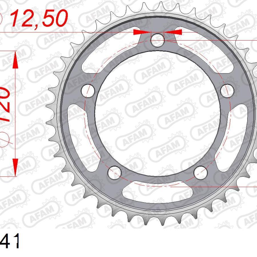 AFAM (アファム) リアスチールスプロケット 530-41 GSX1400 14911-41 |  | 01