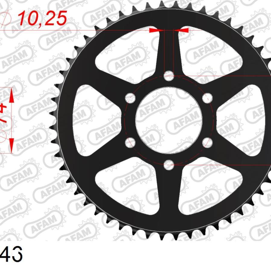 AFAM (アファム) リアスチールスプロケット 520-46 GV250 04-09 65300-46 |  | 01