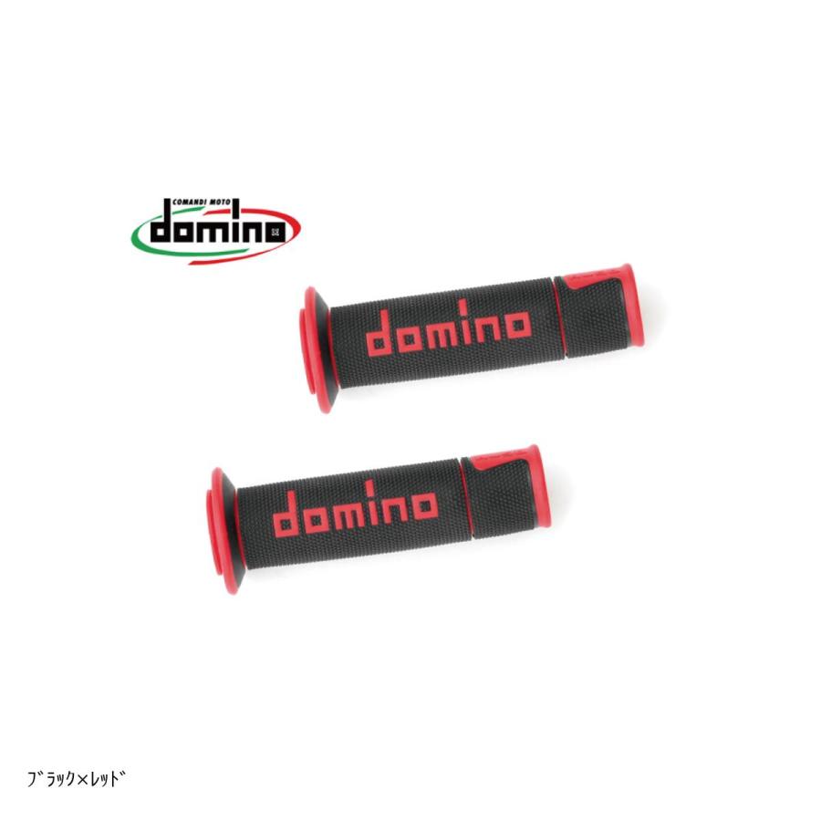 domino (ドミノ) グリップ A450 レーシングタイプ ブラックxレッド A45041C4240 | domino