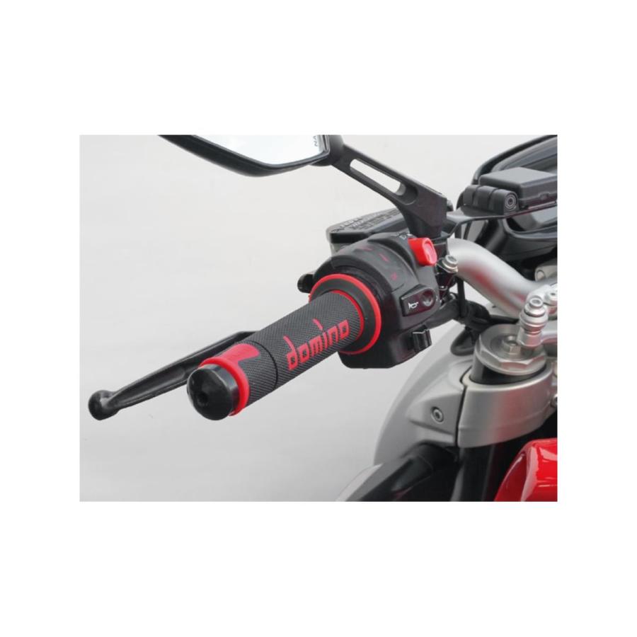 domino (ドミノ) グリップ A450 レーシングタイプ ブラックxレッド A45041C4240 | domino | 01