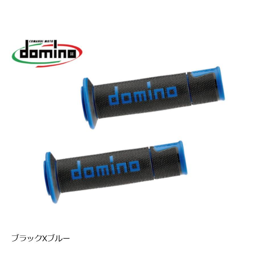 domino (ドミノ) グリップ A450 レーシングタイプ ブラックxブルー A45041C4840 | domino