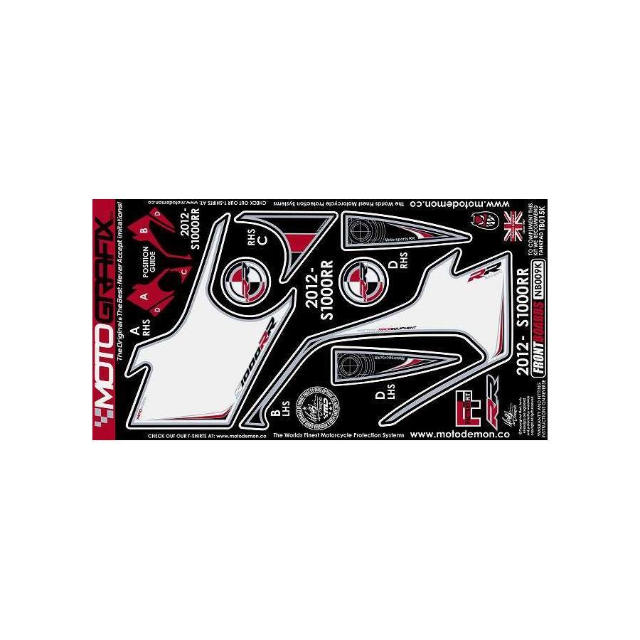 モトグラフィックス ボディパッド FRONT BMW S1000RR 12-14 MT-NB009K | 