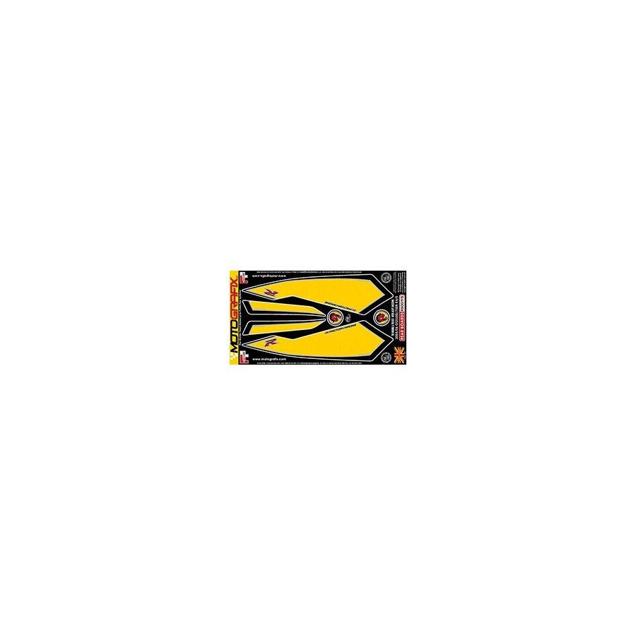 モトグラフィックス ボディーパッド REAR YEL/シルバー GSX-R600 04/05、GSX-R750 04/05 MT-RS001YS | 