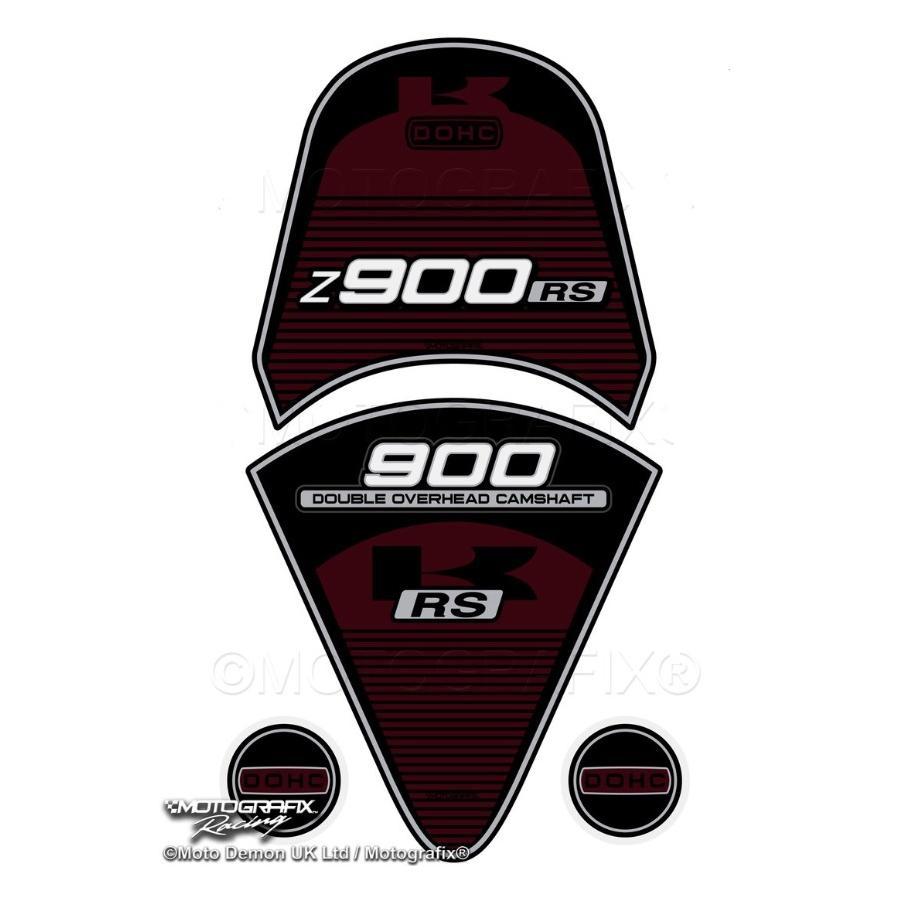 [特価品]モトグラフィックス タンクパッド＆リアテール BRN/BLK Z900RS 17-20 MT-TK026BB | 