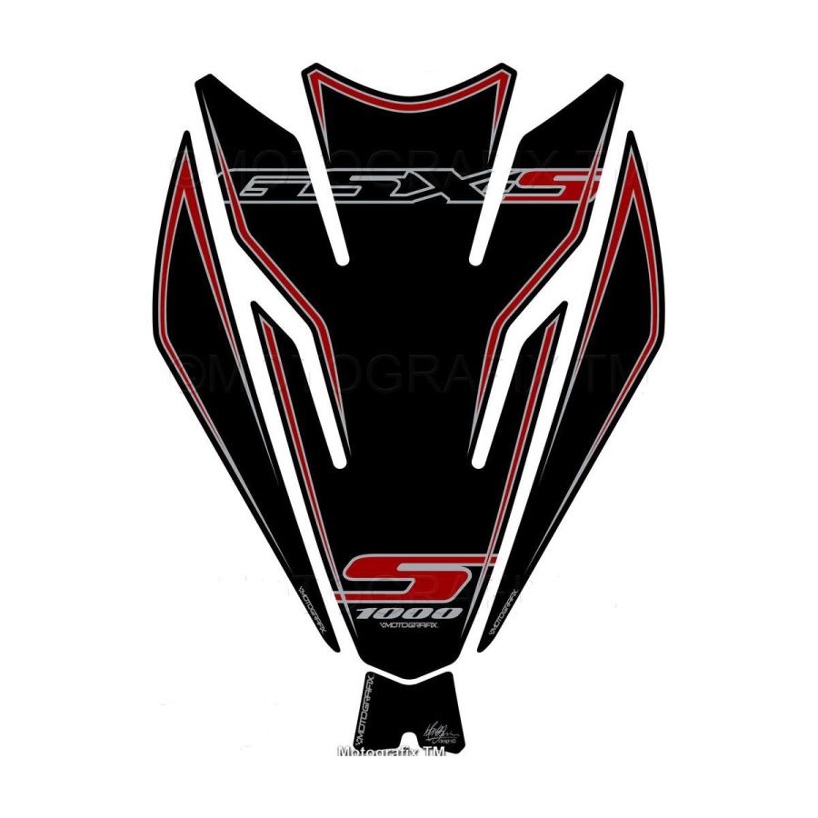 モトグラフィックス タンクパッド ブラック GSX-S1000 MT-TS029K | 