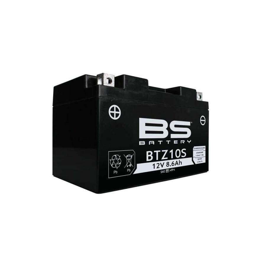 BSバッテリー (ビーエスバッテリー) バッテリー BTZ10S/液入充電済み BTZ10S | BS BATTERY