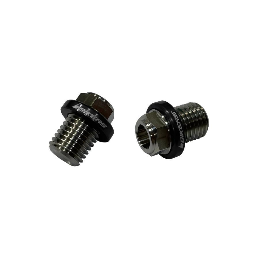 BIKERS (バイカーズ) ミラーホール用ステンレスボルト ブラック CL250 23 CB250R CBR650R FORZA C0400-ブラック | BIKERS