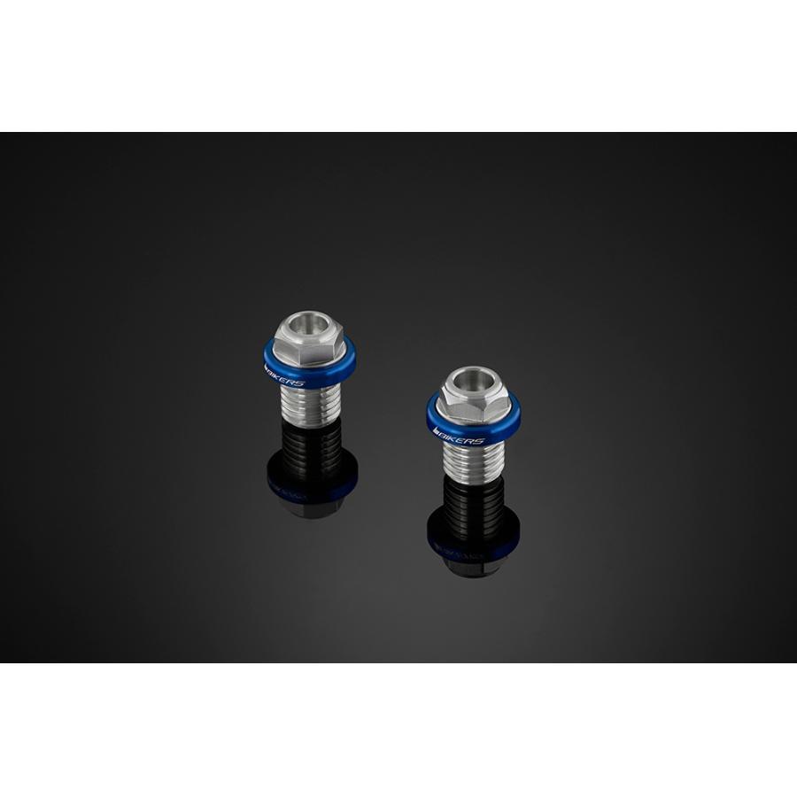 BIKERS (バイカーズ) ミラーホール用ステンレスボルト ブルー CL250 23 CB250R CBR650R FORZA C0400-ブルー | BIKERS