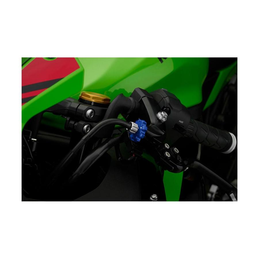 BIKERS (バイカーズ) クラッチケーブルアジャスター 大タイプ ブルー Rebel250 CBR250RR Ninja250 YZF-R25 C0406-ブルー | BIKERS | 02